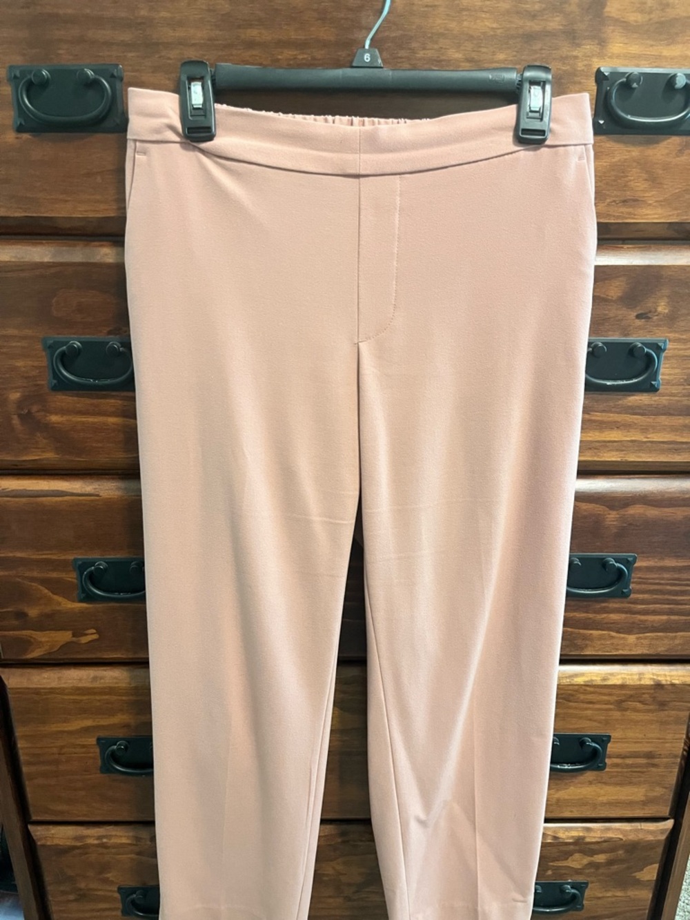 Banana Republic Cropped Hayden Pants in Dusty Blush